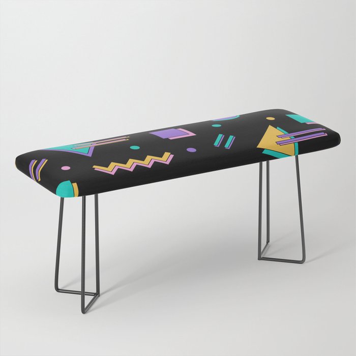 Memphis pattern 105 - 80s / 90s Retro Bench Gallery Image 1