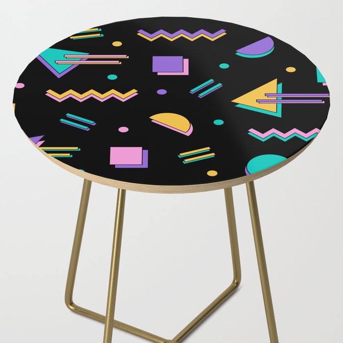 Memphis pattern 105 - 80s / 90s Retro Side Table Gallery Image 2