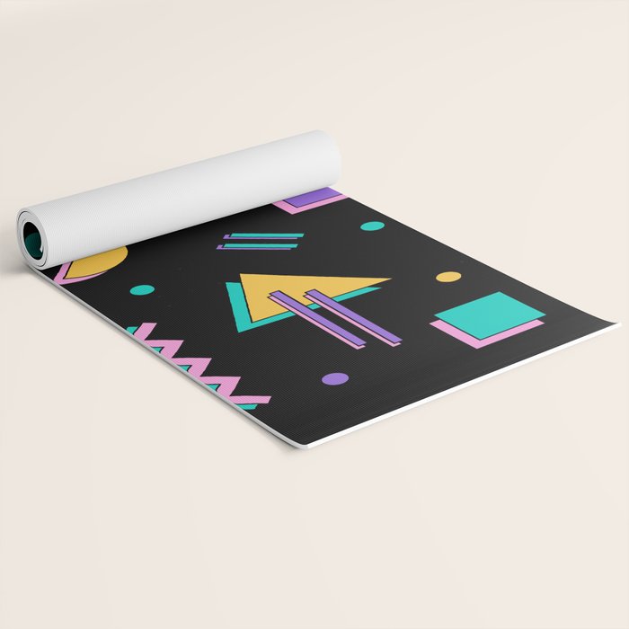 Memphis pattern 105 - 80s / 90s Retro Yoga Mat Gallery Image 2