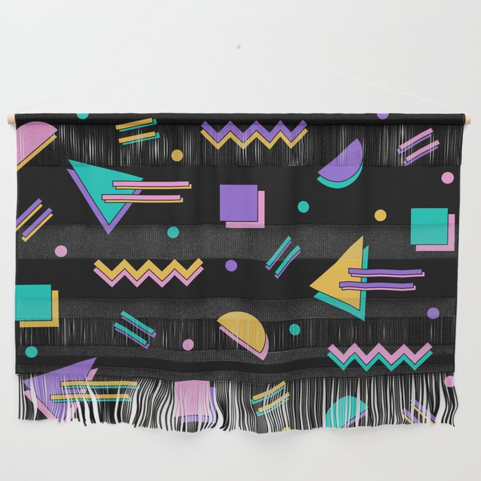 Memphis pattern 105 - 80s / 90s Retro Wall Hanging Gallery Image 1