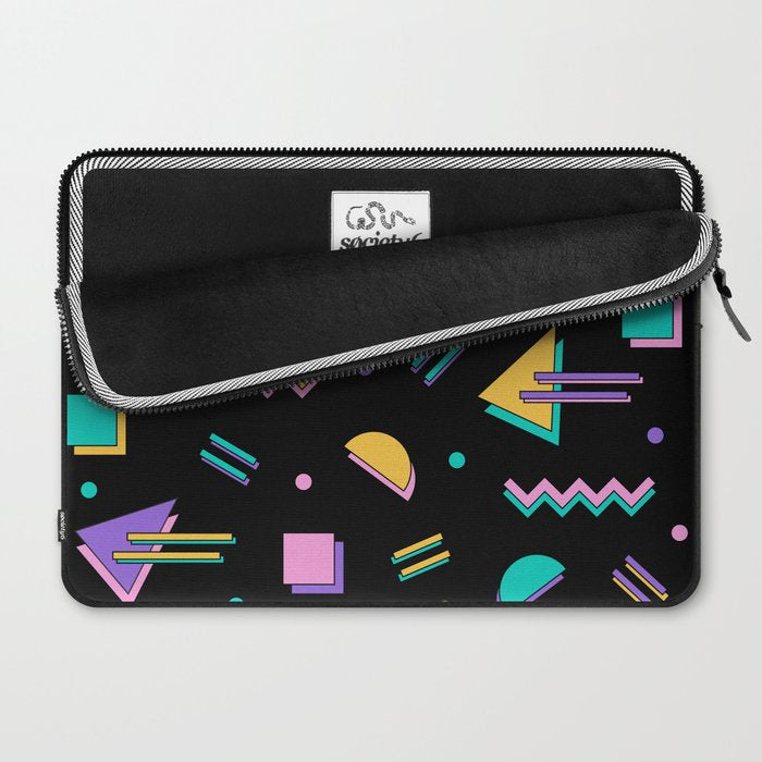 Memphis pattern 105 - 80s / 90s Retro Laptop Sleeve Gallery Image 2