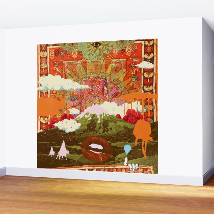 MORNING PSYCHEDELIA Wall Mural Gallery Image 2