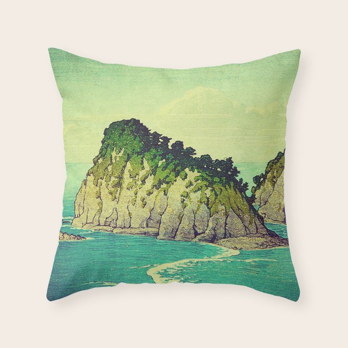 Heading towards Ohzu Throw Pillow Gallery Image 1