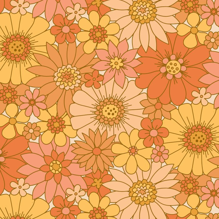 70s Retro Daisy Floral Coffee Mug Gallery Image 2