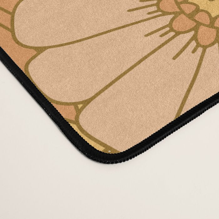 70s Retro Daisy Floral Desk Mat Gallery Image 4