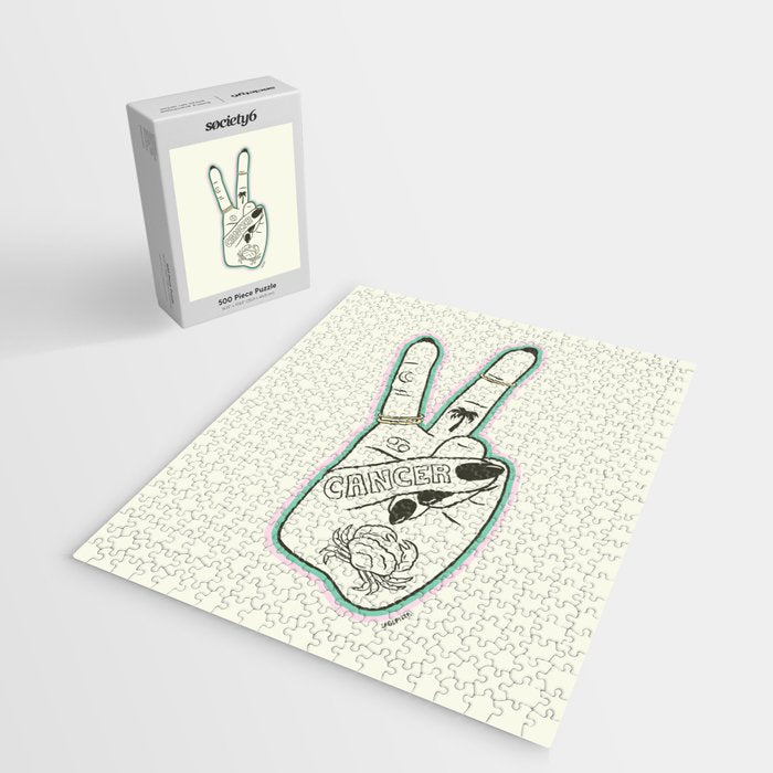 CANCER (Peace Sign Collection) Jigsaw Puzzle Gallery Image 2