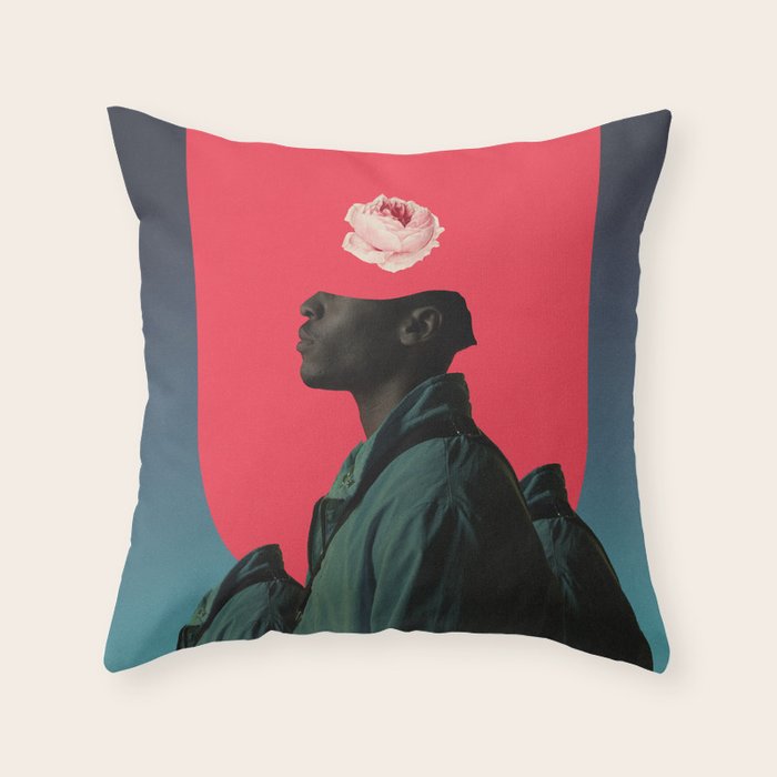 Every Man is a Mountain Throw Pillow Gallery Image 1