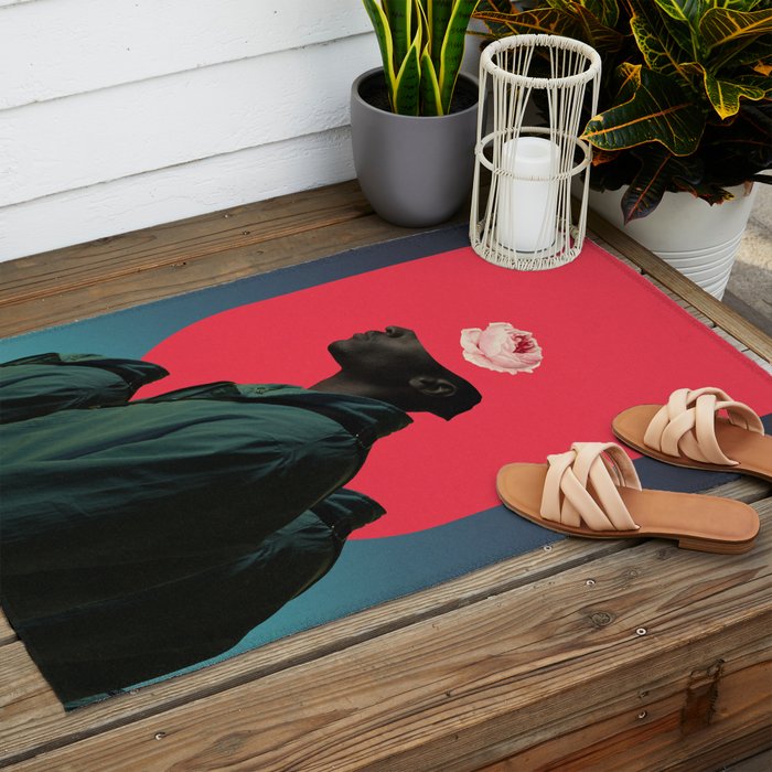Every Man is a Mountain Outdoor Rug Gallery Image 2