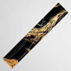 Luxurious Black and Gold Marble Table Runner Gallery Image 3