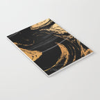 Luxurious Black and Gold Marble Notebook Gallery Image 3