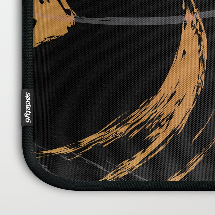 Luxurious Black and Gold Marble Laptop Sleeve Gallery Image 3