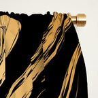 Luxurious Black and Gold Marble Window Curtain Gallery Image 2