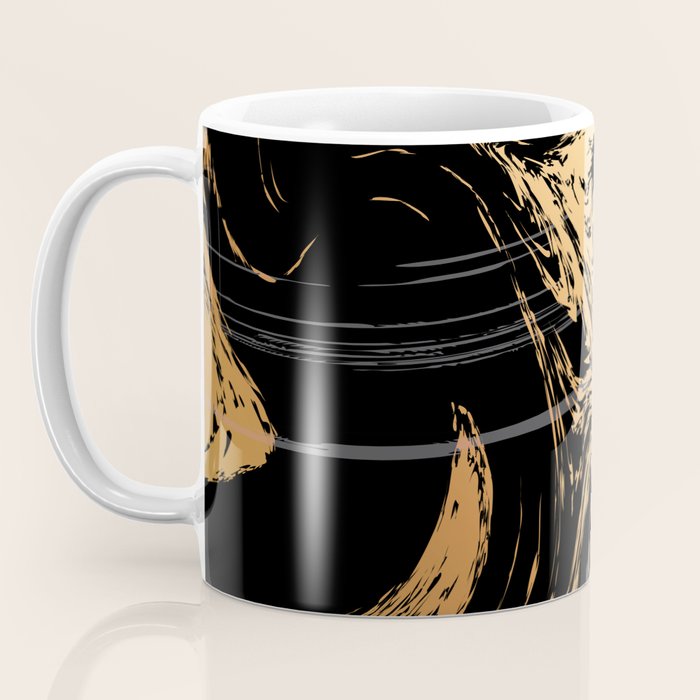 Luxurious Black and Gold Marble Coffee Mug Gallery Image 3