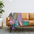 Power of Disco Throw Blanket Gallery Image 1
