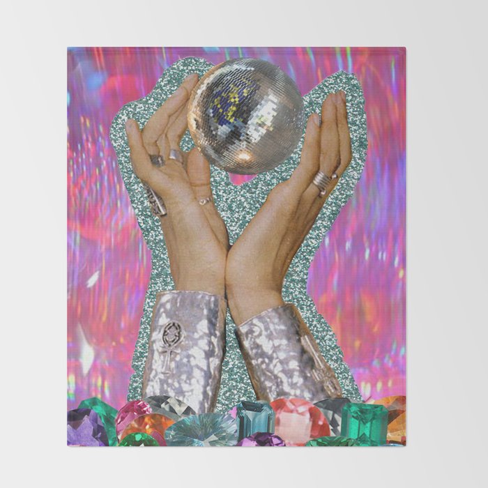 Power of Disco Throw Blanket Gallery Image 2