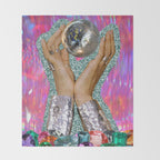 Power of Disco Throw Blanket Gallery Image 2