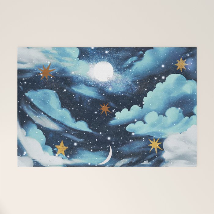 Moonlit Cloud Fantasy A Welcome Mat Gallery Image 1