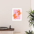 Tiger | Love Heart Print Poster Gallery Image 2