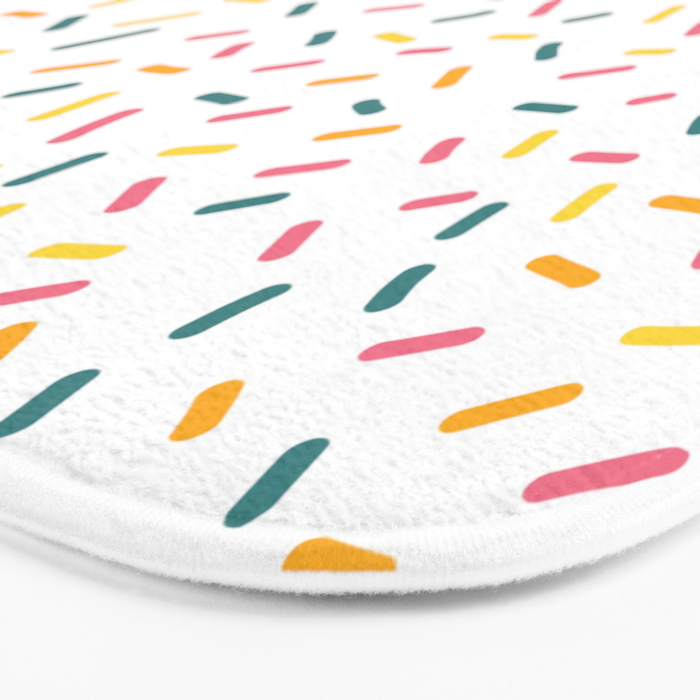 Colorful Party Sprinkles Bath Mat Gallery Image 3