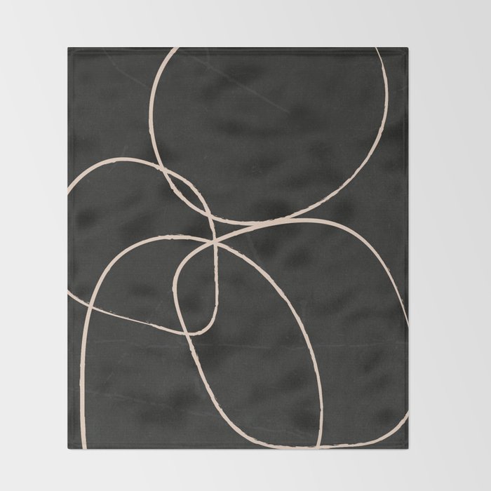 Abstract Minimal Art 29 Throw Blanket Gallery Image 2