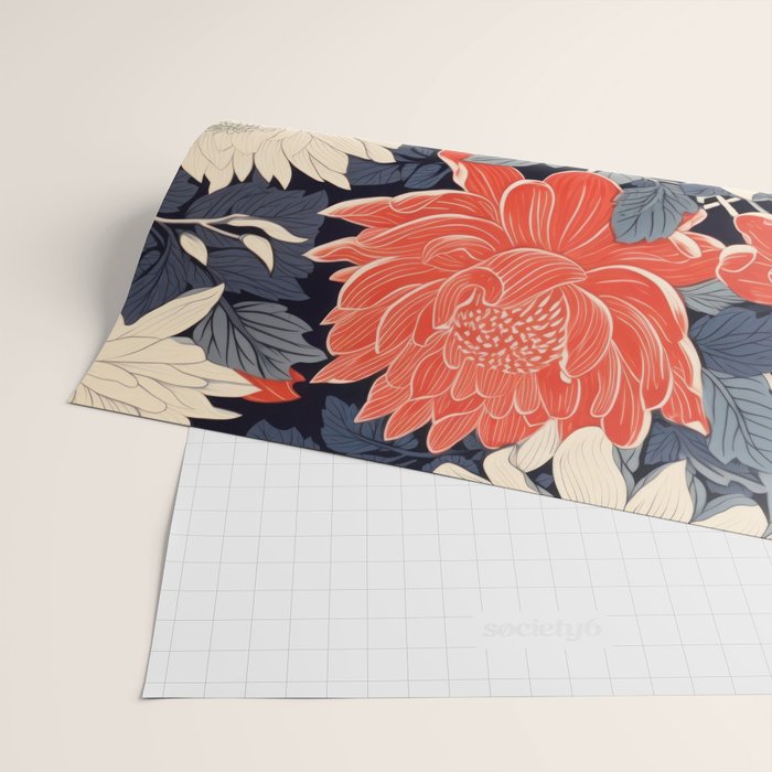 Primary Chrysanthemum Garden   Wrapping Paper Gallery Image 2