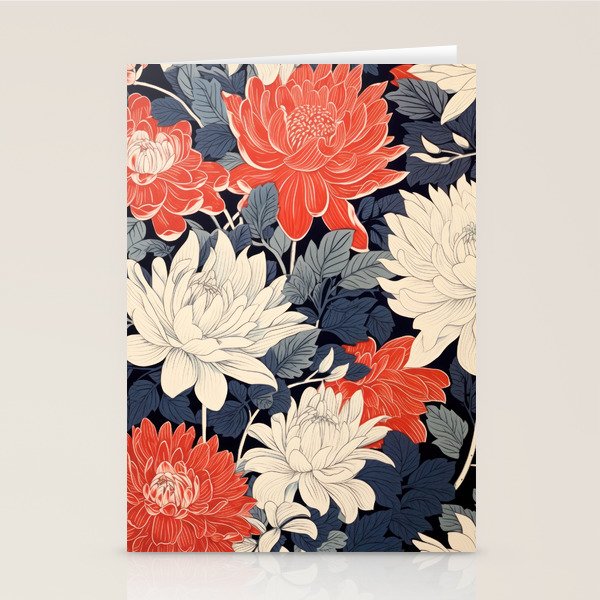 Primary Chrysanthemum Garden   Stationery Card Gallery Image 1