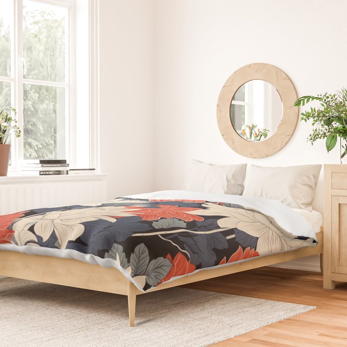 Primary Chrysanthemum Garden   Duvet Cover Gallery Image 2