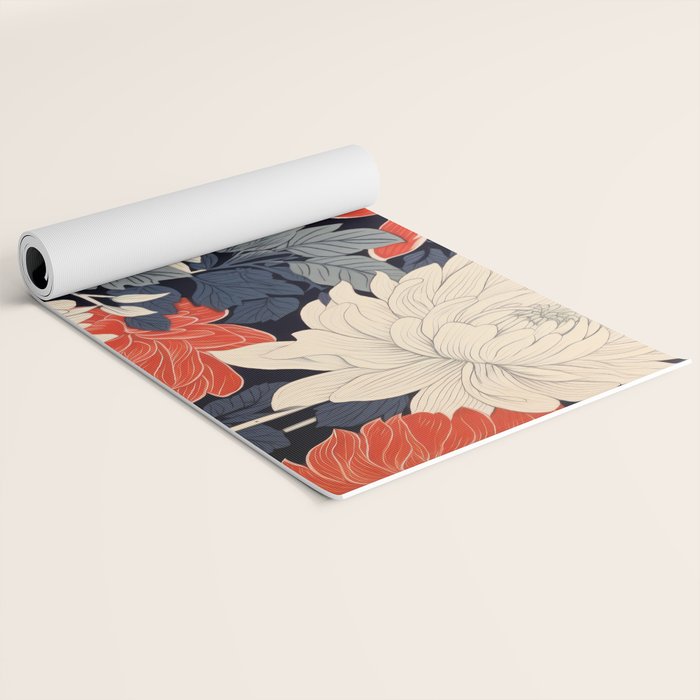 Primary Chrysanthemum Garden   Yoga Mat Gallery Image 2