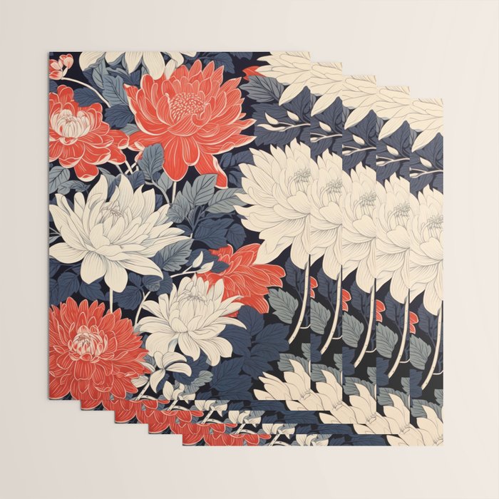 Primary Chrysanthemum Garden   Wrapping Paper Gallery Image 3
