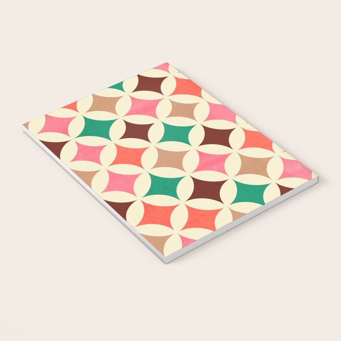 Bold and Cheerful Christmas Quilt: Starry Circles with Texture Notebook Gallery Image 3