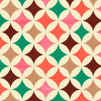 Bold and Cheerful Christmas Quilt: Starry Circles with Texture Coffee Mug Gallery Image 2