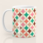 Bold and Cheerful Christmas Quilt: Starry Circles with Texture Coffee Mug Gallery Image 3
