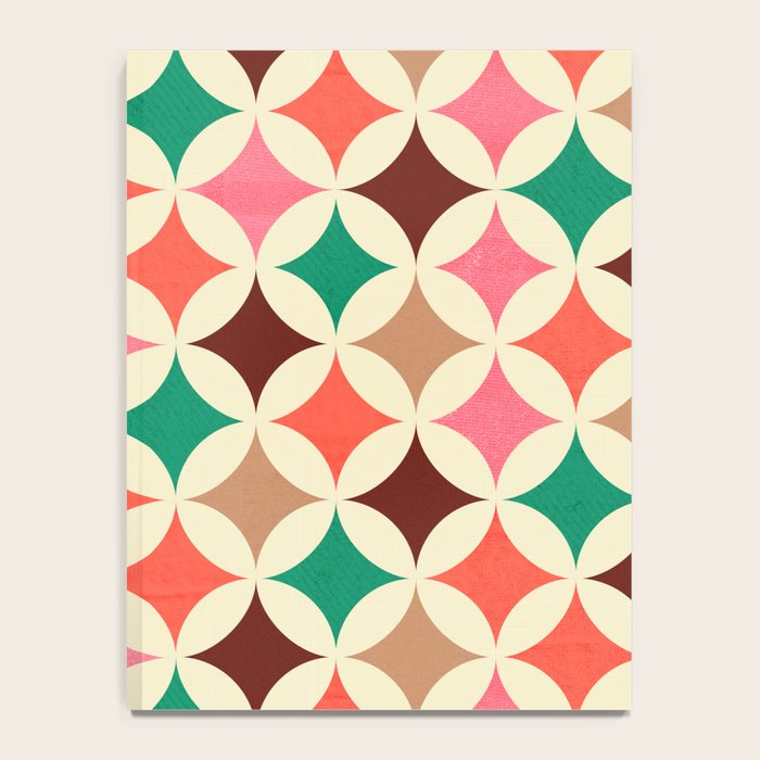 Bold and Cheerful Christmas Quilt: Starry Circles with Texture Notebook Gallery Image 4