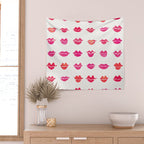 Kiss Collection - Pink Palette Wall Tapestry Gallery Image 2