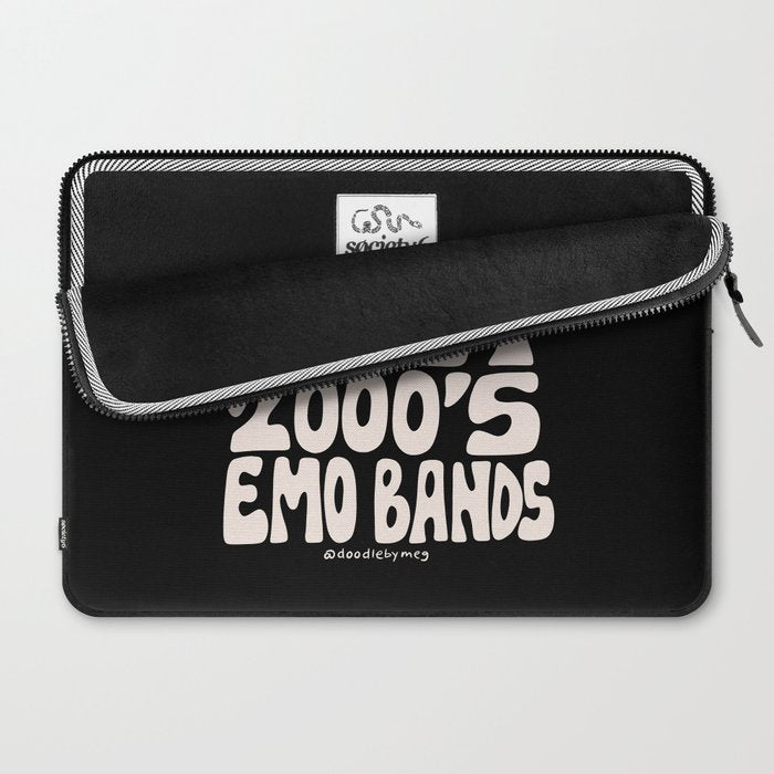 Ask Me About 2000's Emo Bands Laptop Sleeve Gallery Image 2