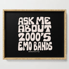 Ask Me About 2000's Emo Bands Serving Tray Gallery Image 1