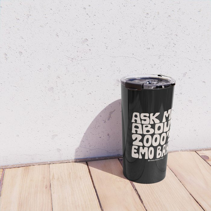 Ask Me About 2000's Emo Bands Travel Mug Gallery Image 4