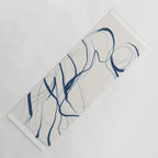 Minimal Abstract Line Art 16 Yoga Mat Gallery Image 1