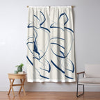 Minimal Abstract Line Art 16 Window Curtain Gallery Image 5