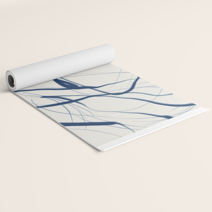 Minimal Abstract Line Art 16 Yoga Mat Gallery Image 2
