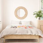 You Are Made Of Magic - colorful letters Duvet Cover Gallery Image 3