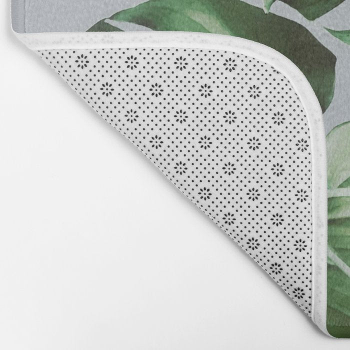 Monstera Leaves Bath Mat Gallery Image 2