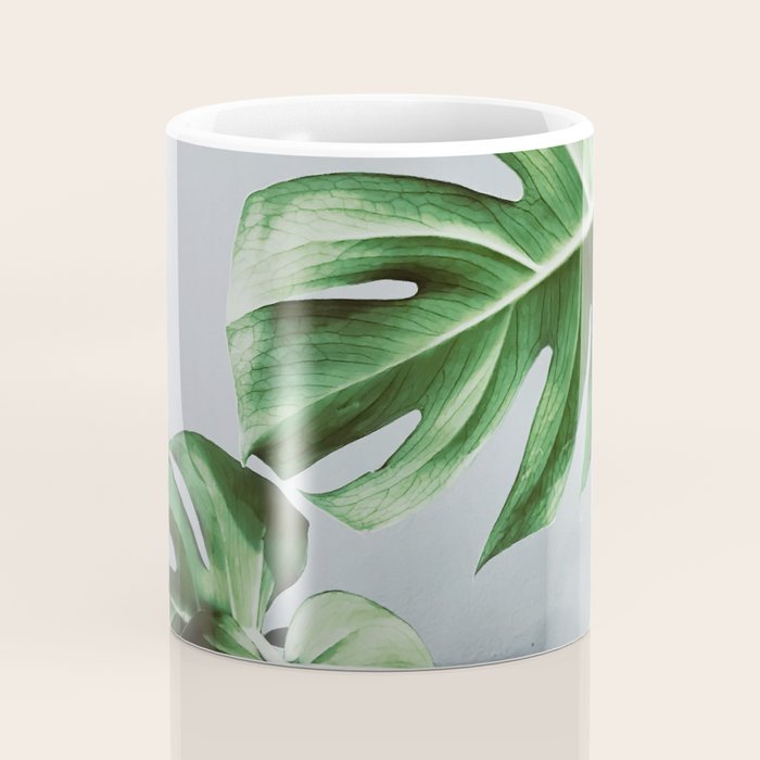 Monstera Leaves Coffee Mug Gallery Image 4