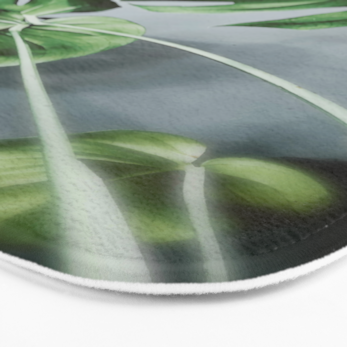 Monstera Leaves Bath Mat Gallery Image 3