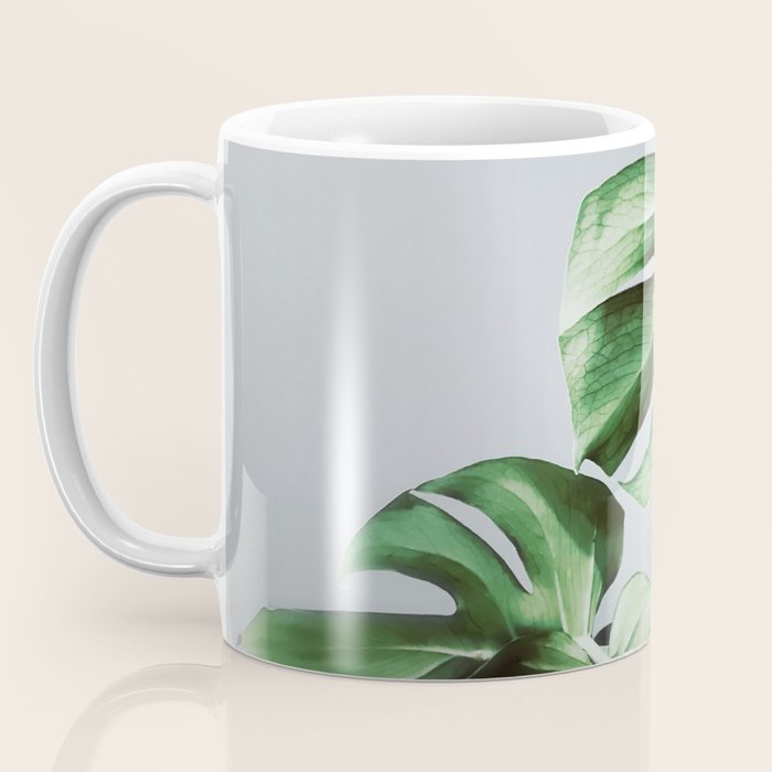 Monstera Leaves Coffee Mug Gallery Image 3