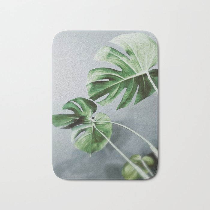 Monstera Leaves Bath Mat Gallery Image 1