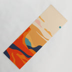 Colorful desert dune nature landscape art Yoga Mat Gallery Image 1