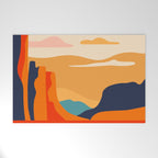 Colorful desert dune nature landscape art Welcome Mat Gallery Image 1