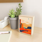 Colorful desert dune nature landscape art Mini Art Print Gallery Image 2