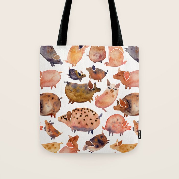 Pig Collection Tote Bag Gallery Image 1
